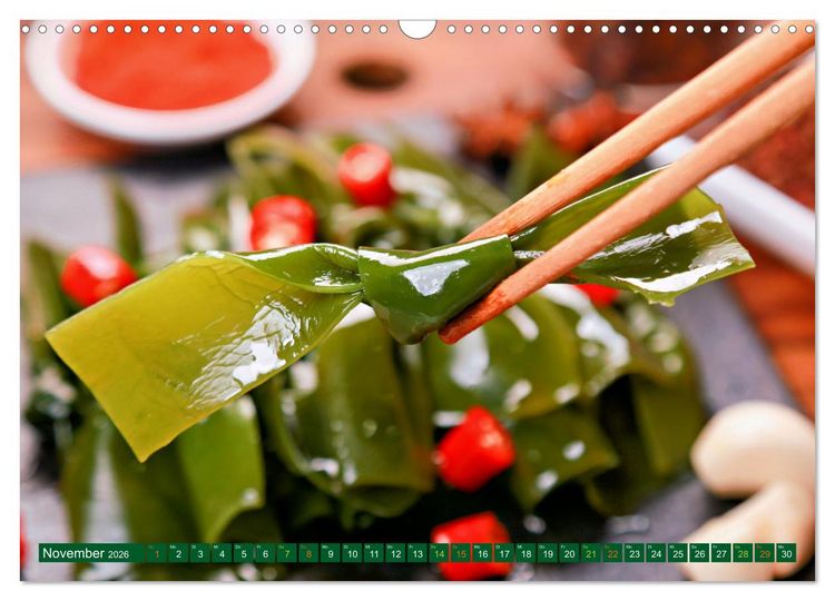 Produktbild: Algen - Superfood (Wandkalender 2026 DIN A3 quer), CALVENDO Monatskalender