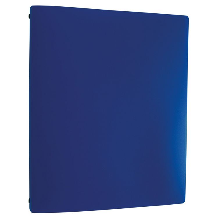 Produktbild: Idena Ringbuch aus Kunststoff 4 Ringe Transluzent blau DIN A4 R&uuml;ckenbreite 3cm
