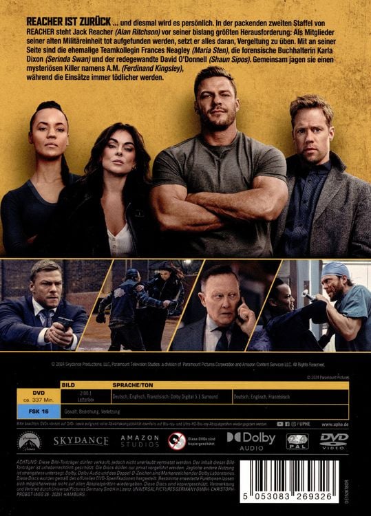 Produktbild: Reacher: Staffel 2 [2 DVDs]