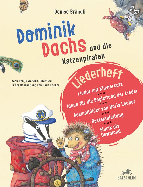 Produktbild: Liederheft Dominik Dachs und die Katzenpiraten
