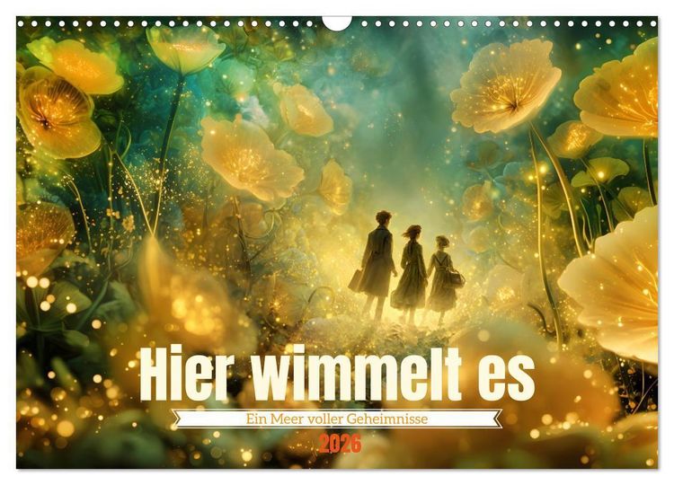 Produktbild: Hier wimmelt es (Wandkalender 2026 DIN A3 quer), CALVENDO Monatskalender