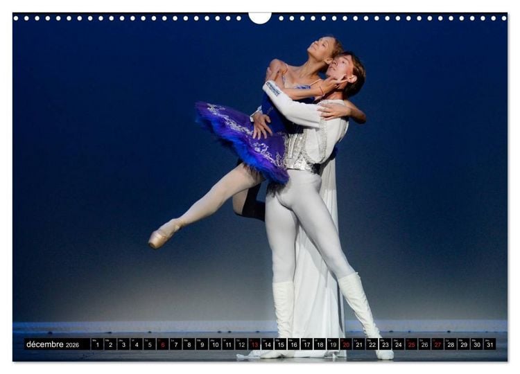 Produktbild: Vaganova, ballet imp&eacute;rial (Calendrier mural 2026 DIN A3 vertical), CALVENDO calendrier mensuel