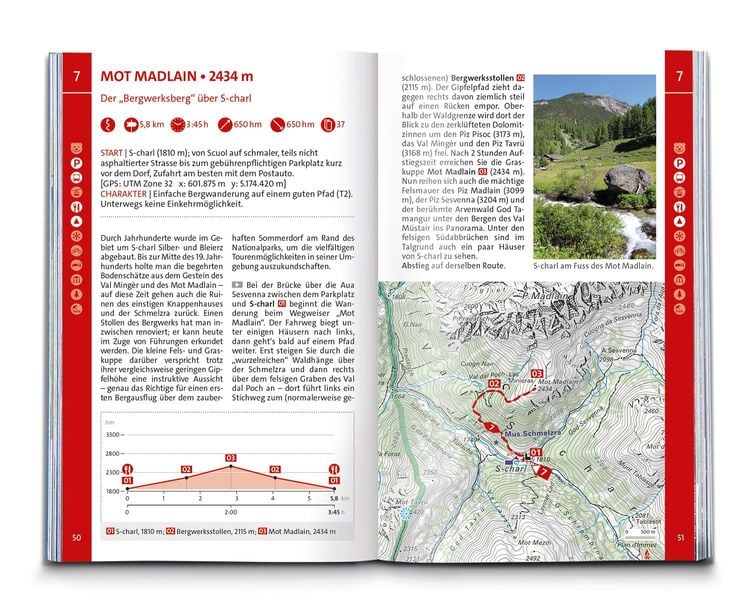 Produktbild: KOMPASS Wanderführer Engadin und Südbünden, 60 Touren mit Extra-Tourenkarte
