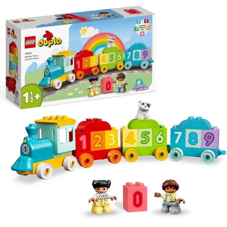 Produktbild: LEGO DUPLO 10954 Zahlenzug &ndash; Z&auml;hlen lernen,Spielzeug f&uuml;r Kleinkinder