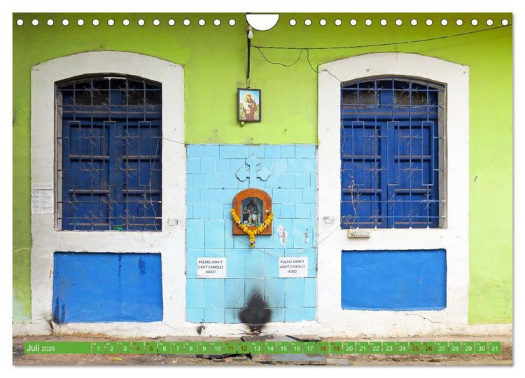 Produktbild: Indien - Das christliche Goa (Wandkalender 2026 DIN A4 quer), CALVENDO Monatskalender