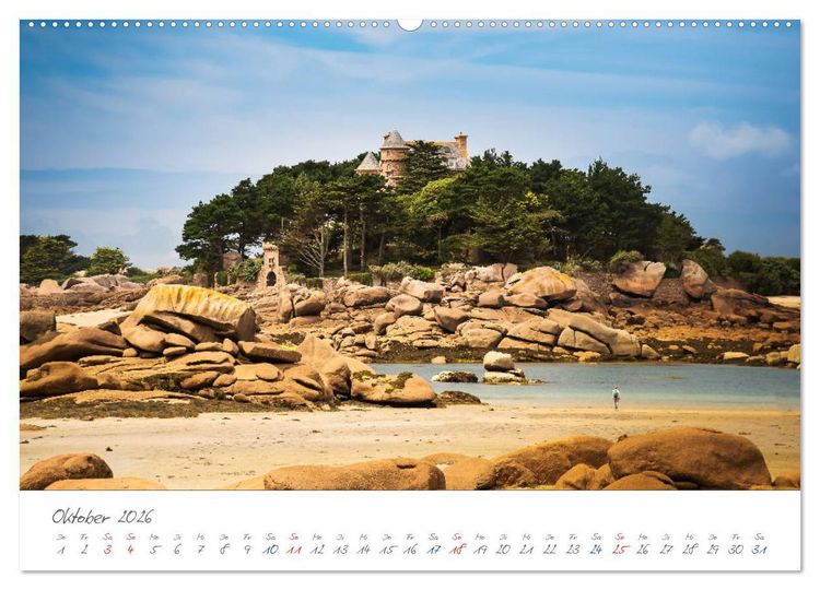 Produktbild: Meine Bretagne &ndash; Die sch&ouml;ne! (hochwertiger Premium Wandkalender 2026 DIN A2 quer), Kunstdruck in Hochglanz