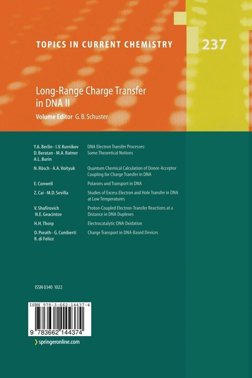 Produktbild: Long-Range Charge Transfer in DNA II