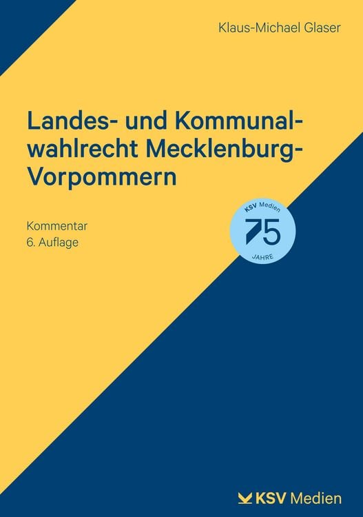 Produktbild: Landes- und Kommunalwahlrecht Mecklenburg-Vorpommern