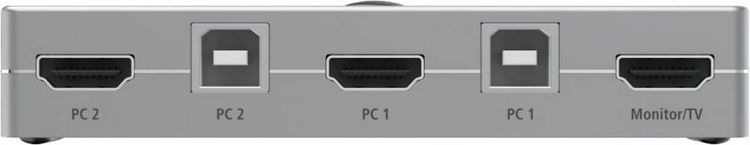 Produktbild: Hama 2+2 Port KVM-Umschalter HDMI USB 4096 x 2160 Pixel