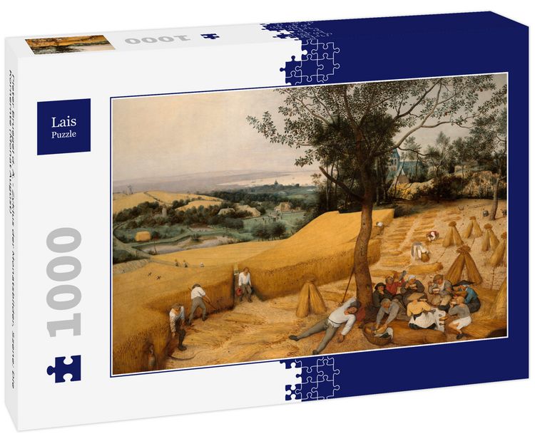 Produktbild: Lais Puzzle Pieter Bruegel d. &Auml;. - Zyklus der Monatsbilder, Szene: Die Kornernte (Monat August) 1000 Teile