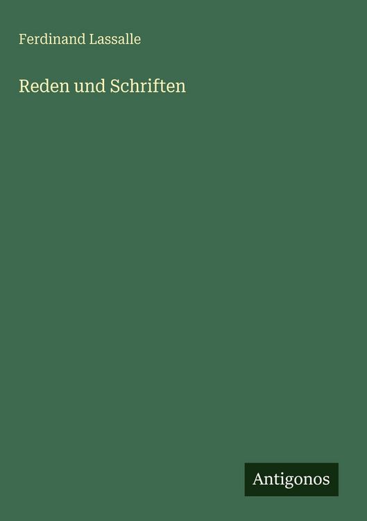 Produktbild: Reden und Schriften