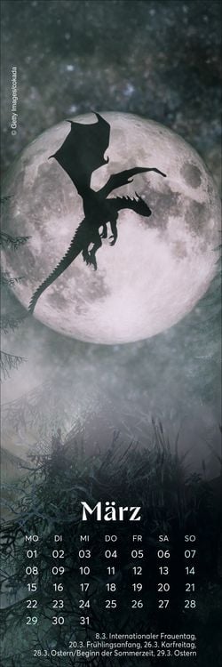 Produktbild: Fantasy Lesezeichen & Kalender 2027