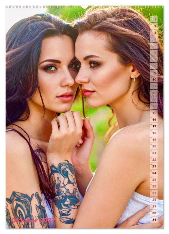 Produktbild: Tattoo Beauties Portraits (hochwertiger Premium Wandkalender 2027 DIN A2 hoch), Kunstdruck in Hochglanz