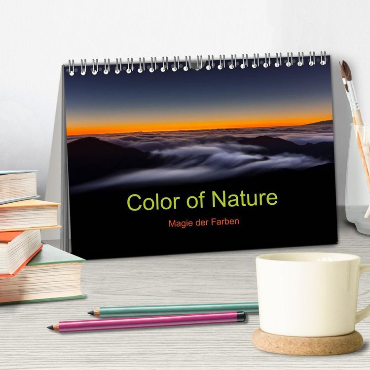Produktbild: Color of Nature - Magie der Farben (Tischkalender 2026 DIN A5 quer), CALVENDO Monatskalender