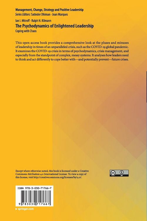 Produktbild: The Psychodynamics of Enlightened Leadership