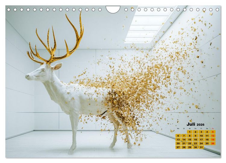 Produktbild: Wir schenken uns nichts zu Weihnachten - Kunst Geschenkkalender (Wandkalender 2026 DIN A4 quer), CALVENDO Monatskalender