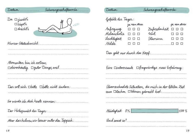 Produktbild: Tagebuch - Meine Schwangerschaft
