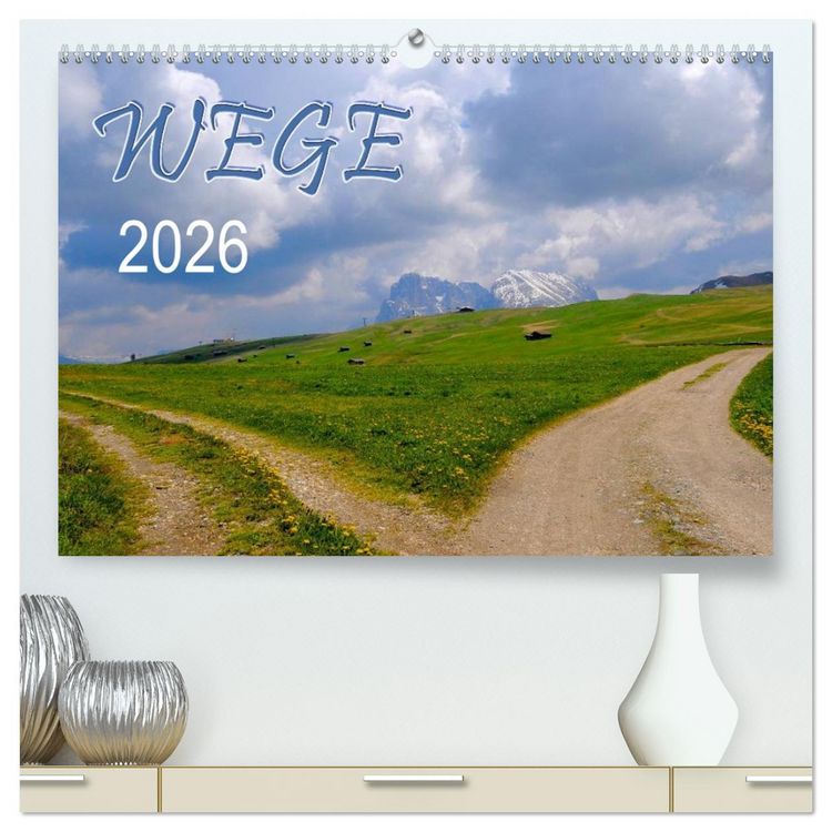 Produktbild: Wege 2026 (hochwertiger Premium Wandkalender 2026 DIN A2 quer), Kunstdruck in Hochglanz