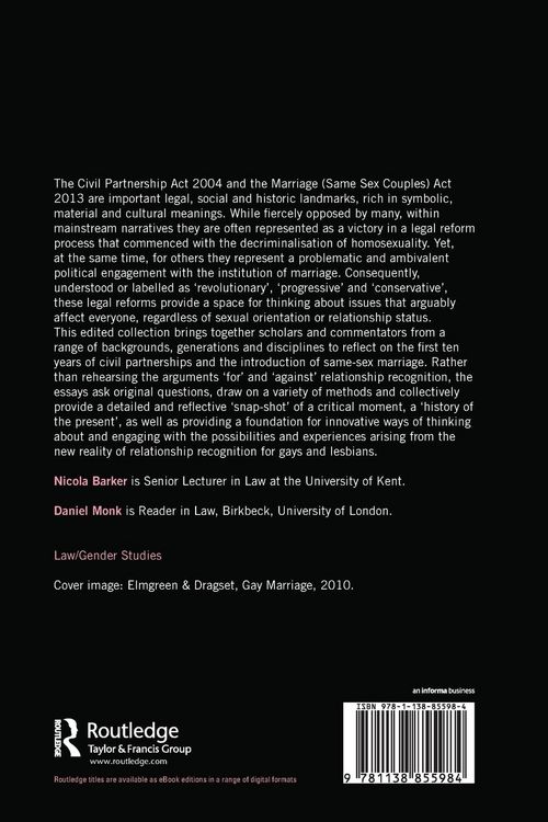 Produktbild: From Civil Partnership to Same-Sex Marriage