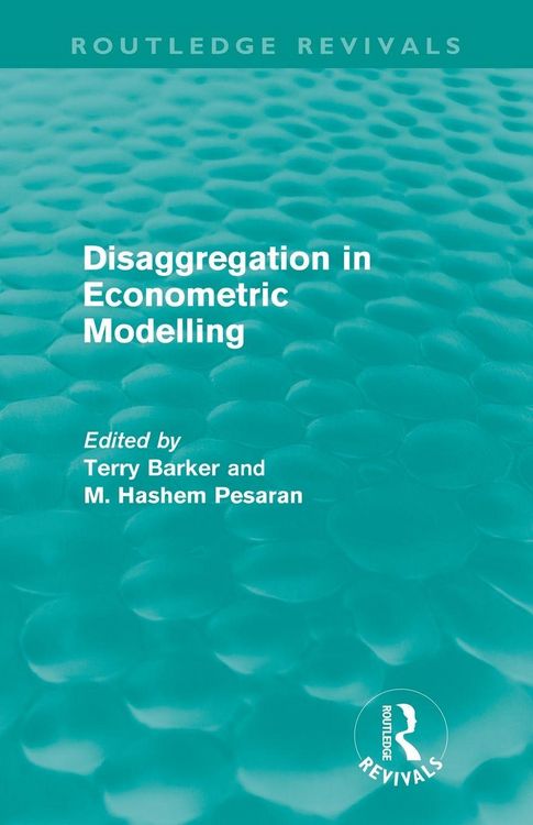 Produktbild: Disaggregation in Econometric Modelling (Routledge Revivals)