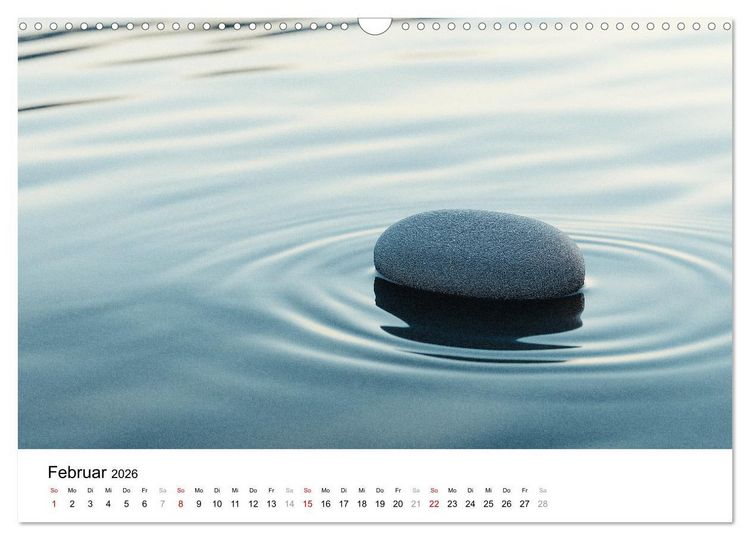 Produktbild: Minimalistische Naturmomente &ndash; Ruhe und Sch&ouml;nheit in der Natur (Wandkalender 2026 DIN A3 quer), CALVENDO Monatskalender