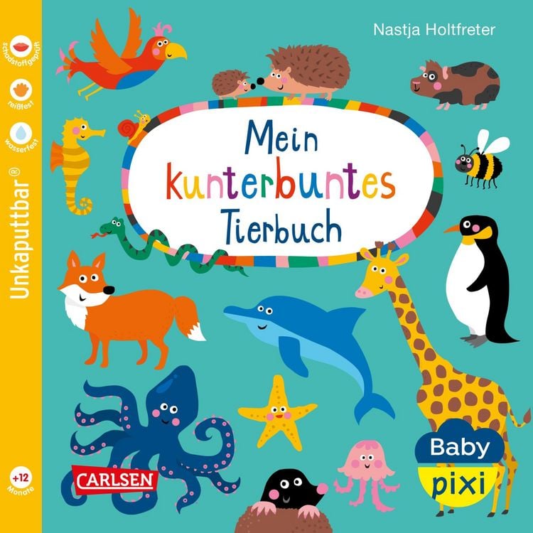 Produktbild: Baby Pixi (unkaputtbar) 58: Mein kunterbuntes Tierbuch