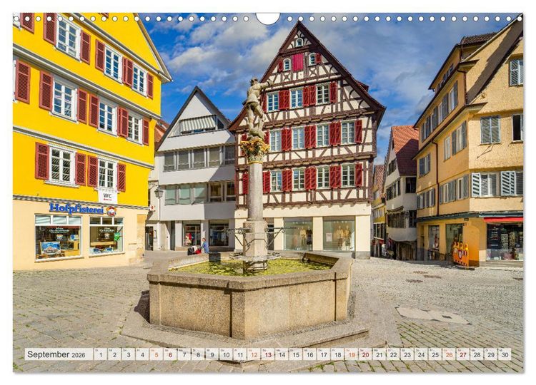 Produktbild: T&uuml;bingen Stadtansichten (Wandkalender 2026 DIN A3 quer), CALVENDO Monatskalender