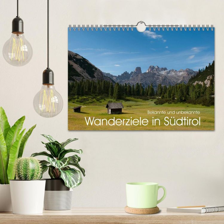 Produktbild: Bekannte und unbekannte Wanderziele in S&uuml;dtirol (Wandkalender 2026 DIN A4 quer), CALVENDO Monatskalender