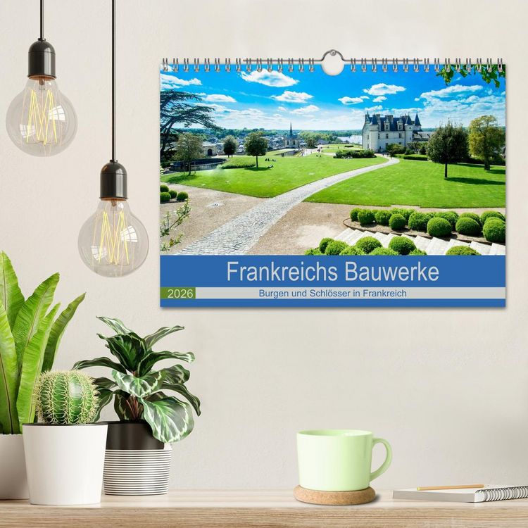 Produktbild: Frankeichs Bauwerke - Schl&ouml;ser und Burgen in der Grand Nation (Wandkalender 2026 DIN A4 quer), CALVENDO Monatskalender