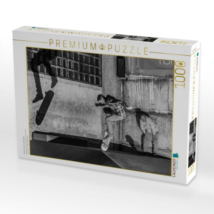 Produktbild: CALVENDO Puzzle Skaten, Licht und Schatten | 1000 Teile Lege-Gr&ouml;&szlig;e 64x48cm Foto-Puzzle f&uuml;r gl&uuml;ckliche Stunden