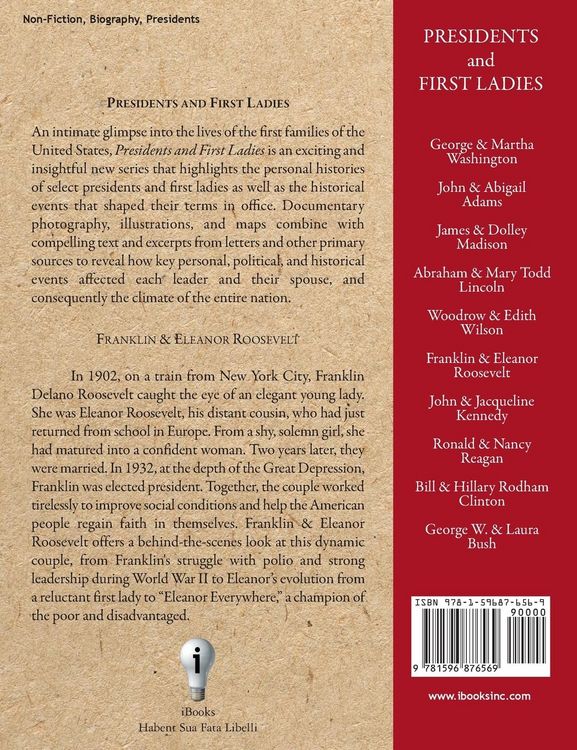 Produktbild: Presidents and First Ladies-Franklin & Eleanor Roosevelt