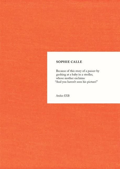 Produktbild: Sophie Calle: Because