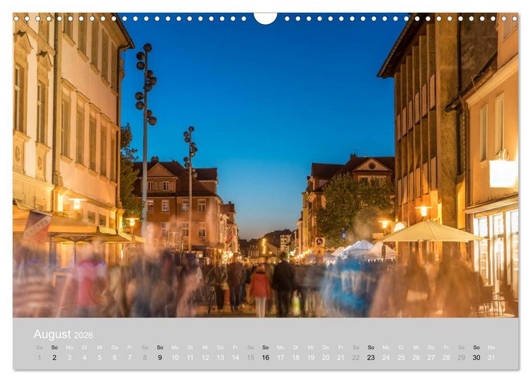 Produktbild: Hugenottenstadt Erlangen 2026 (Wandkalender 2026 DIN A3 quer), CALVENDO Monatskalender