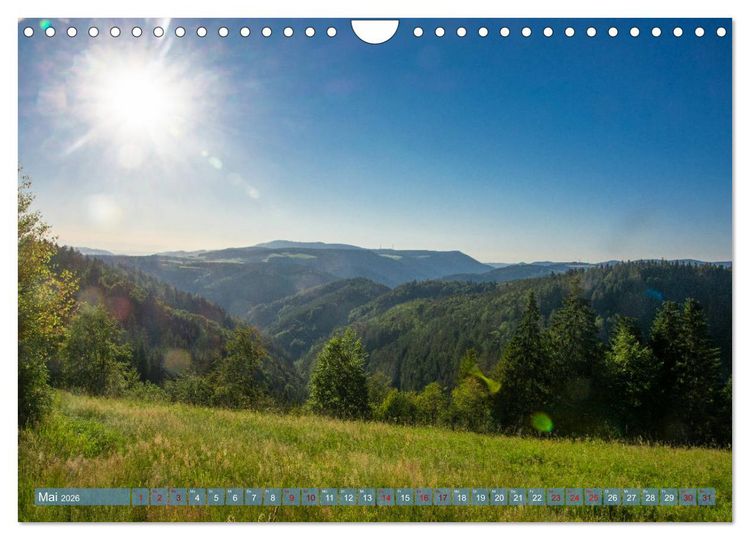 Produktbild: Nationalpark Schwarzwald &ndash; abwechslungsreiche Landschaften und urbane Impressionen (Wandkalender 2026 DIN A4 quer), CALVENDO Monatskalender