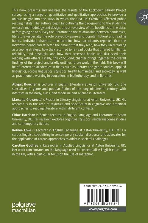 Produktbild: Reading Habits in the COVID-19 Pandemic