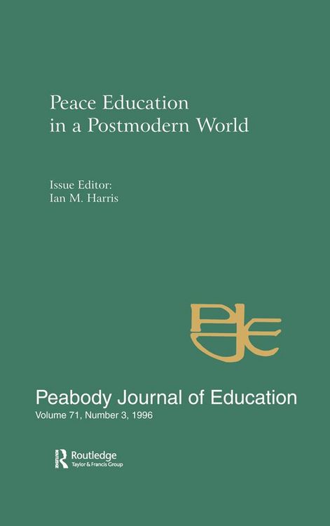 Produktbild: Peace Education in a Postmodern World