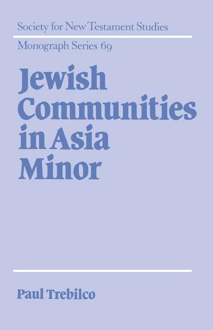 Produktbild: Jewish Communities in Asia Minor