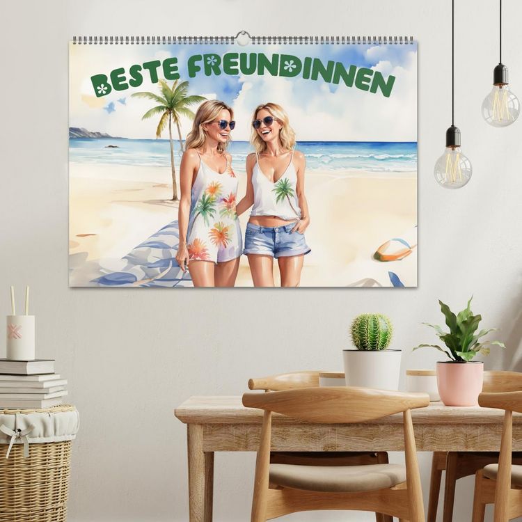 Produktbild: Beste Freundinnen (Wandkalender 2026 DIN A2 quer), CALVENDO Monatskalender