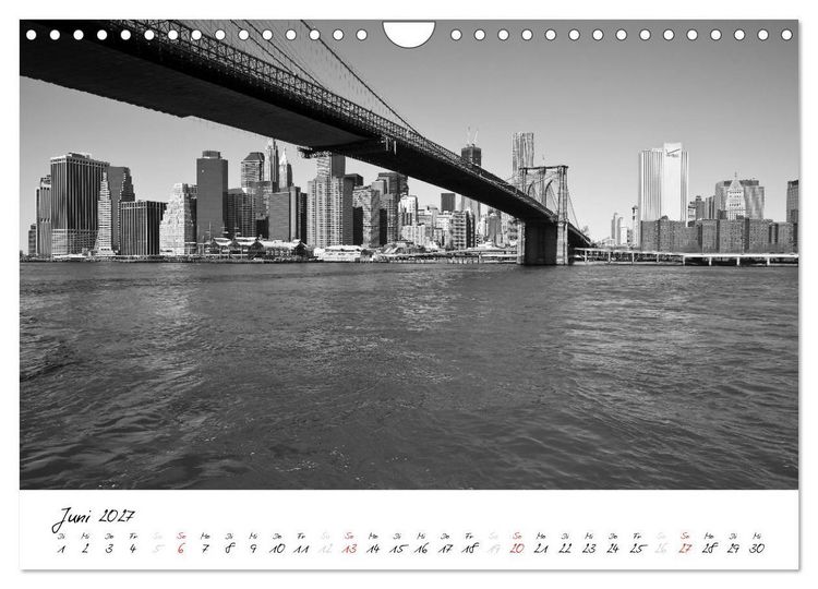Produktbild: New York &ndash; The Big Apple (Wandkalender 2027 DIN A4 quer), CALVENDO Monatskalender