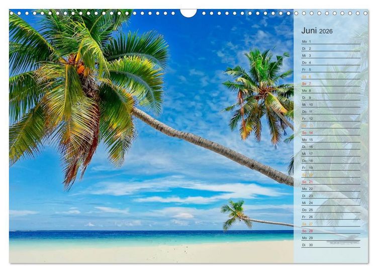 Produktbild: Str&auml;nde wie ein Traum (Wandkalender 2026 DIN A3 quer), CALVENDO Monatskalender