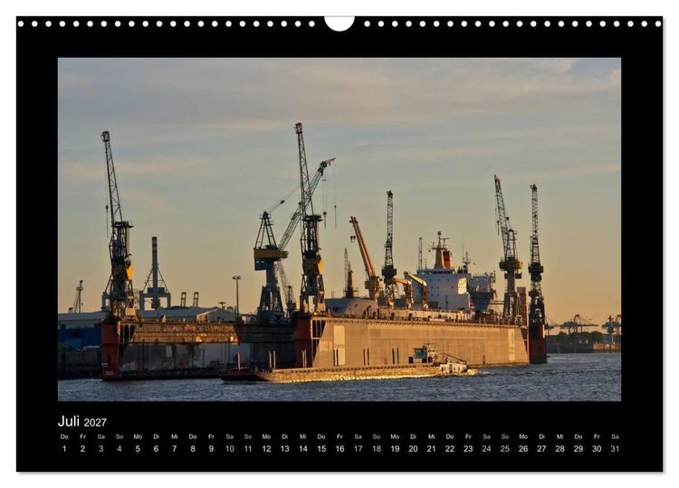 Produktbild: Hamburg - Impressionen (Wandkalender 2027 DIN A3 quer), CALVENDO Monatskalender