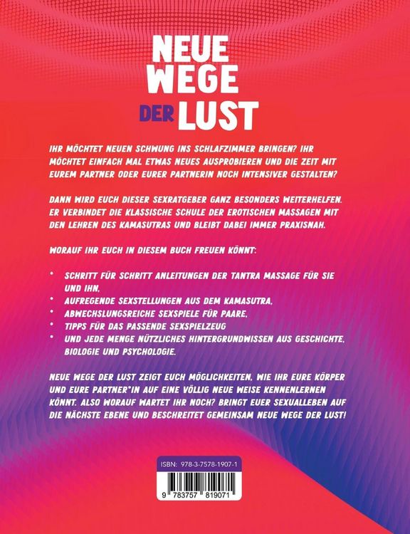 Produktbild: Neue Wege der Lust