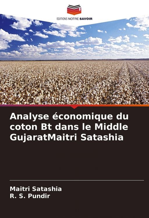 Produktbild: Analyse &eacute;conomique du coton Bt dans le Middle GujaratMaitri Satashia