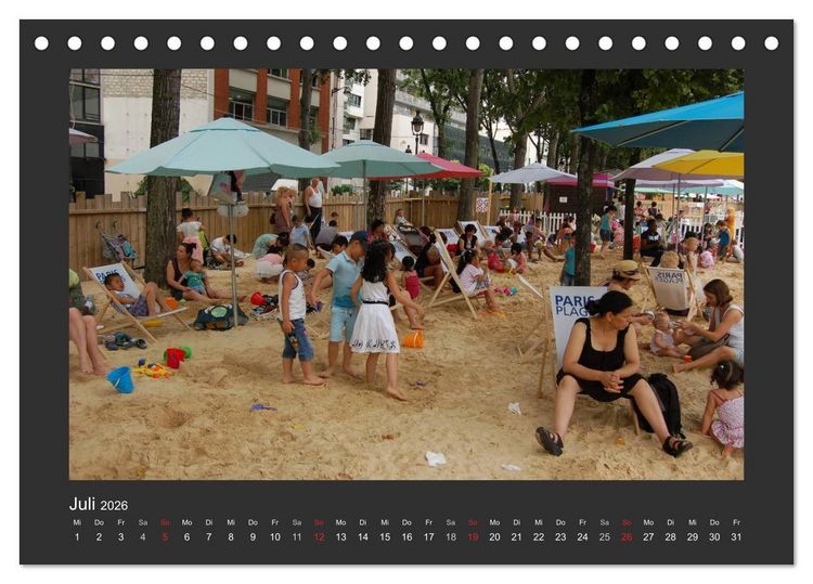 Produktbild: Paris, mon amour (Tischkalender 2026 DIN A5 quer), CALVENDO Monatskalender