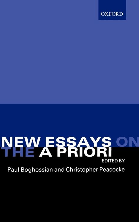 Produktbild: New Essays on the a Priori