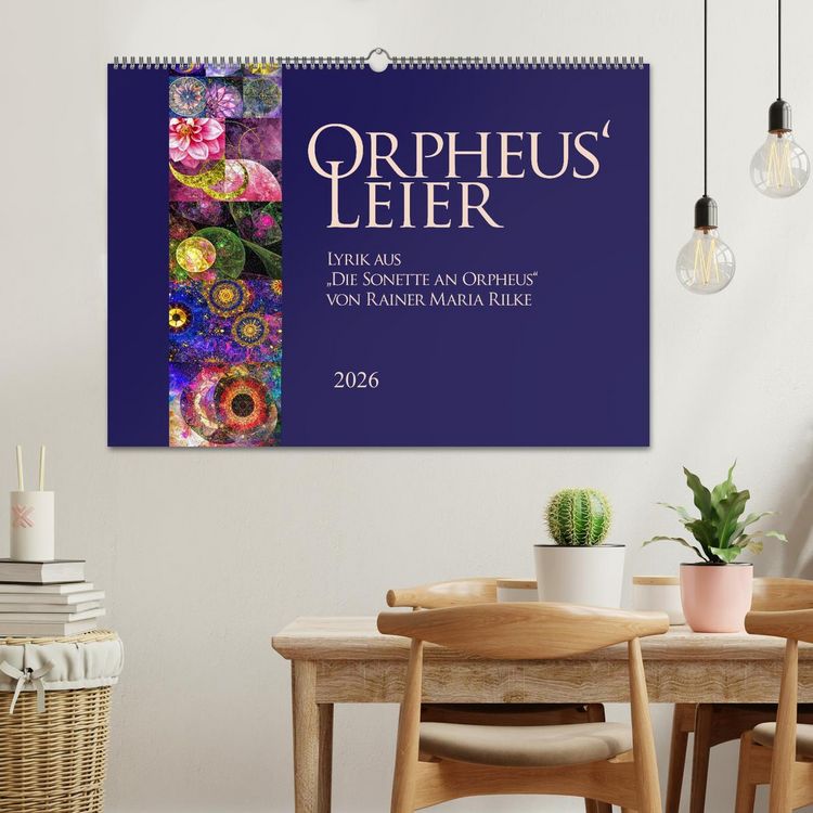 Produktbild: Orpheus' Leier (Wandkalender 2026 DIN A2 quer), CALVENDO Monatskalender