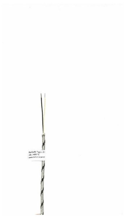 Produktbild: Enda Thermoelement K1-TC-J-6x60-2M-600&deg;C F&uuml;hler-Typ J Messbereich Temperatur-50 bis 600 &deg;C Kabell&auml;nge (Details) 2 m F&uuml;hlerbreite 6 mm
