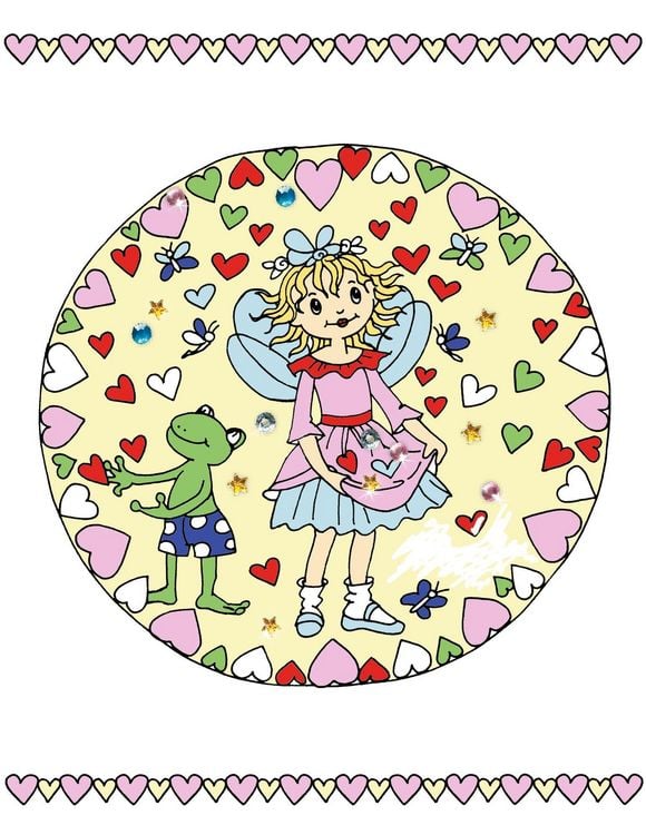 Produktbild: Malblock mit Glitzersteinchen: Mandalas