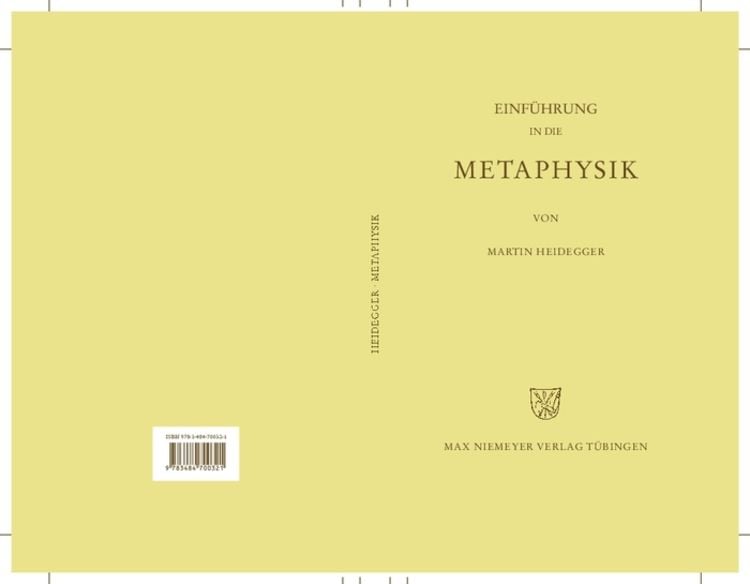 Produktbild: Einf&uuml;hrung in die Metaphysik