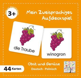 Produktbild: Mein Zweisprachiges Aufdeckspiel, Obst und Gem&uuml;se, Polnisch (Kinderspiel)